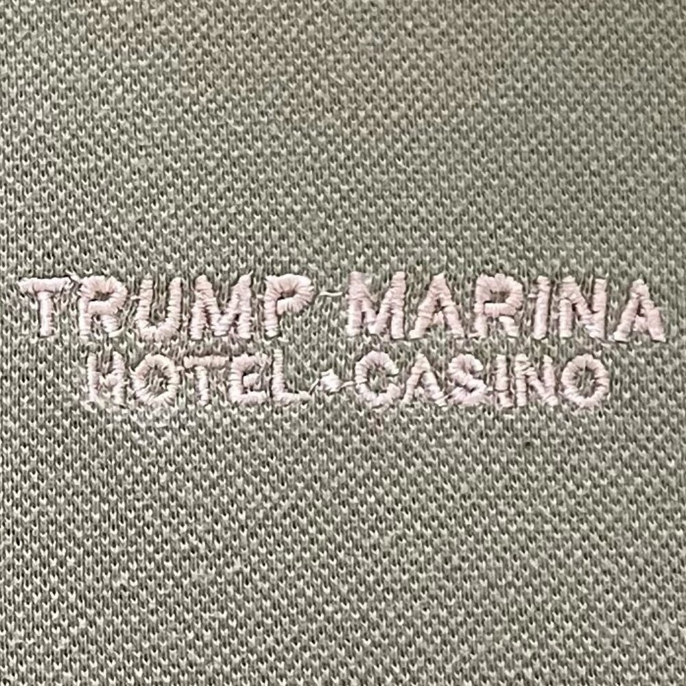 Vintage 1990s Trump Marina Hotel & Casino Men's Polo Shirt